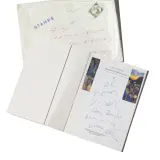 Untitled catalogue with by Luca Alinari, collage, offered Apr 2023