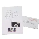 Giuseppe Zigaina, Untitled letter and