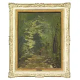 Emilio Gola, Figure In The Forest