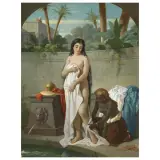 Enrico Fanfani, The Bathe, oil on canvas
