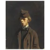 Telemaco Signorini, The Artist, oil on board