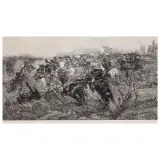 Giovanni Fattori, Cavalry Charge, etching