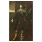 Giovanni Ceschini, Portrait Of A Knight, oil on canvas