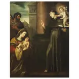 Lucio Massari, Madonna With Child And Saint Anthony Of Padua