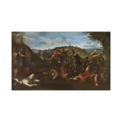 Andrea Camassei, A Roman Historical Scene, oil on canvas