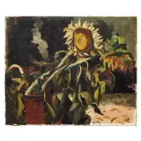 Sunflowers 1958 by Renato Guttuso, oil on canvas, offered Dec 2022
