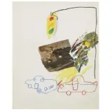 Jean-Michel Basquiat, Untitled 1980 crayons