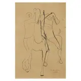 Marino Marini, Giocolieri e Cavallo 1950