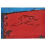 Fabio Mauri, Landscape with figure 1980s