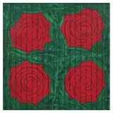 Stefan Sehler, Quattro rose grandi 1994, acrylic on canvas