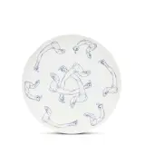 Ai Weiwei, Coalition for the homeless 2021, ceramic plate diam.