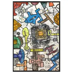 Untitled by Toscanaccio, mixed media, offered Nov 2022