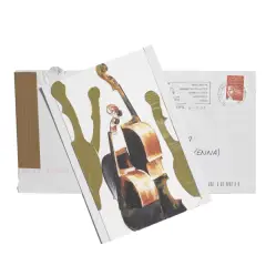 Untitled by Arman, collage on postcard, offered Nov 2022
