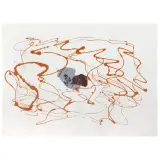Giulio Turcato, Untitled (red), lithograph