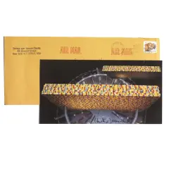 The Wall 2001 postcard and by Christo & Jean-Claude, offered Nov 2022