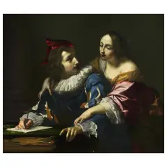 Cesare Dandini, Seduction Scene, oil on canvas