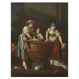Giuseppe Gambarini, The Laundresses