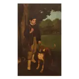 Xavier Bueno, The Hunter, oil on canvas