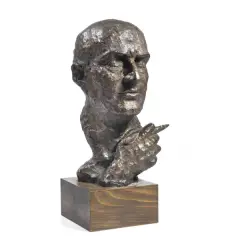 Giovanni Testori portrait by Giovanni Paganin, offered Oct 2022