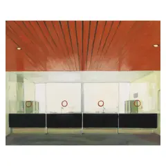 Luca Pancrazzi, Interior 1992, oil on cotton canvas