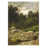 Lorenzo Delleani, Stream On The Edge Of The Wood