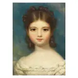 Rose Emma Drummond, Portrait Of Olimpia Colonna, oil on panel