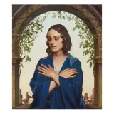 Bruno Croatto, The Virgin Of Roman Campagna, oil on panel