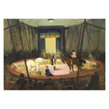 Circus by Renato Natali, oil on masonite, offered Oct 2022