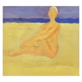 Moses Levy, Female Nude On The Beach