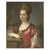 Pierre Jouffroy, Portrait Of A Lady, oil on canvas