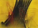 Roberto Crippa, Spirals 1951, oil on canvas