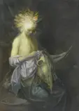 Untitled 1965 by Riccardo Tommaso Ferroni, oil on canvas, offered Jul 2022