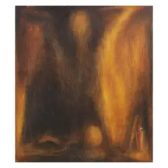 Andrea Fogli, Soglia 1985, oil on board
