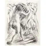 Angelo Savelli, Nude from behind 1940 Indian