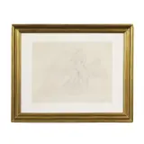 Benjamin West, Maternità, pencil on paper