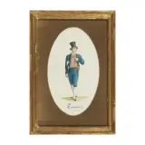 Salvatore Busuttil, Figures With Traditional Custumes