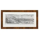Johann Friedrich Probst, Verona, engraving in rame on paper vergellata