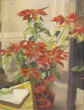Giacomo Balla, Poinsezie ardenti 1952