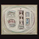 Massimo Campigli, Untitled 1967, oil on canvas