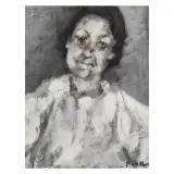Jasmine 1964 by Paolo Vallorz, oil on canvas, offered Jun 2022