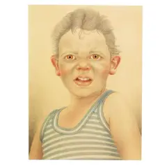Guyo's portrait 1983 by Luca Crocicchi, offered Jun 2022