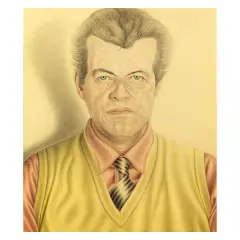 Portrait of Alain Toubas 1984 by Luca Crocicchi, offered Jun 2022