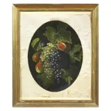 Michelangelo Meucci, Coppia Di Nature Morte Con Frutta