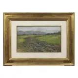 Adolfo Tommasi, Paesaggio, oil on panel