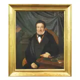 Pietro Racchetti, Ritratto Di Gentiluomo Seduto, oil on canvas