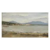 Maurice Ramart, Seascape, oil on canvas