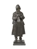Ernesto Bazzaro, Il Pifferaio, bronze