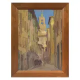 Giulio Ghelarducci, A Morning In Vinegia Street In Florence
