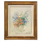 Ivan Michailovic Karpov, Mazzo Di Fiori, oil on canvas