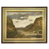 Guglielmo Pizzirani, Fondo Savena, oil on canvas